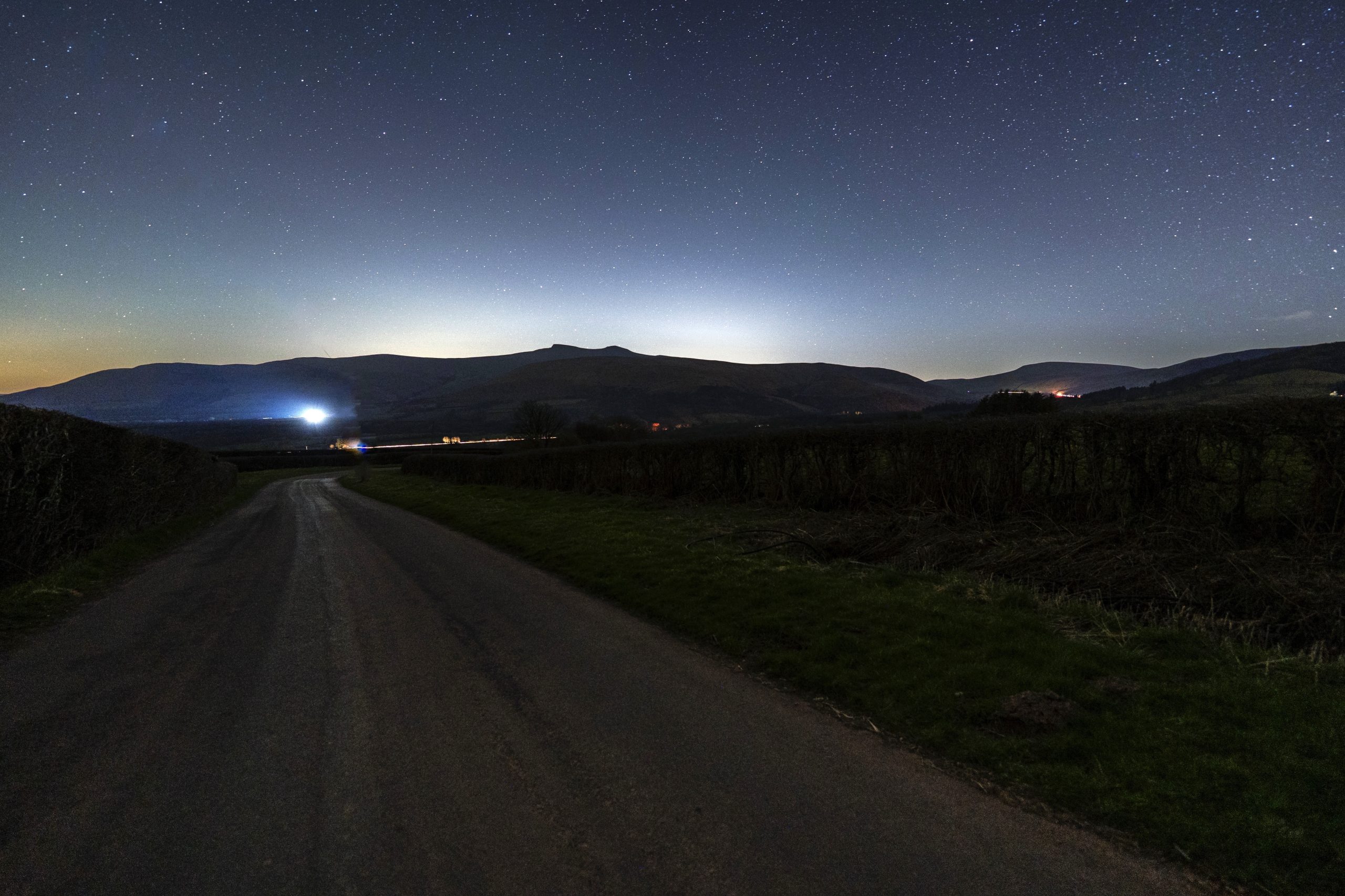 Astrophotography in Bannau Brycheiniog dark skies