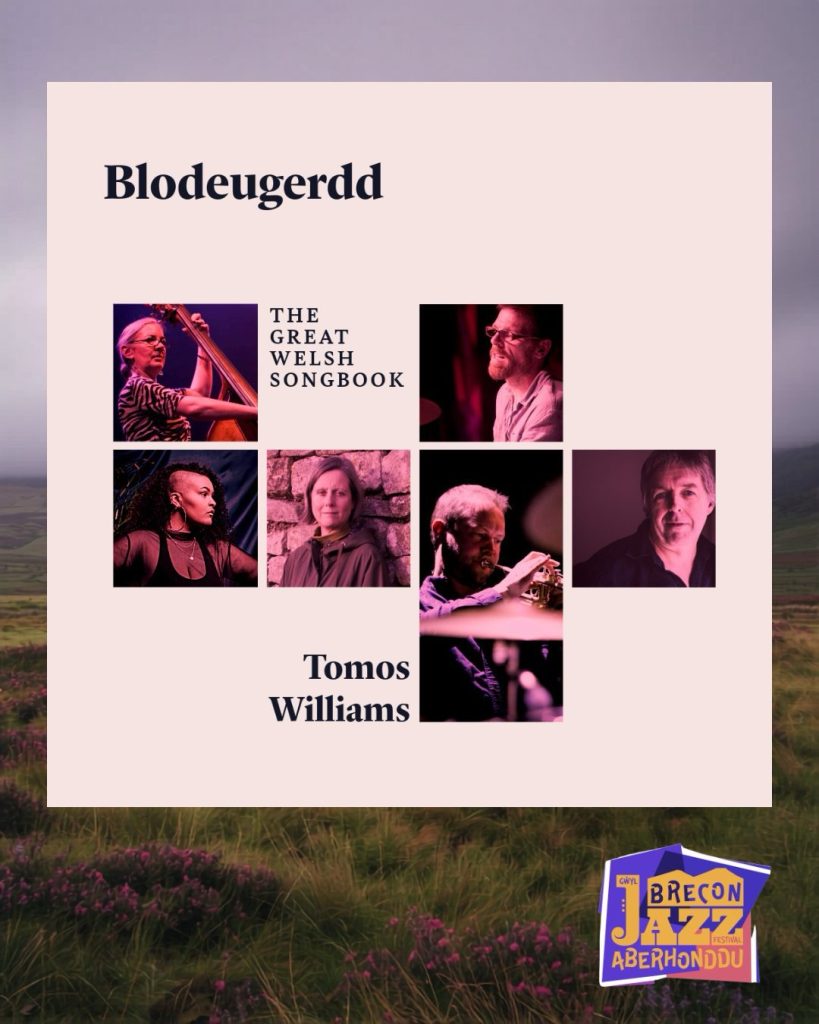 Tomos Williams and Blodeugerdd at Theatr Brycheiniog during Brecon Jazz Festival