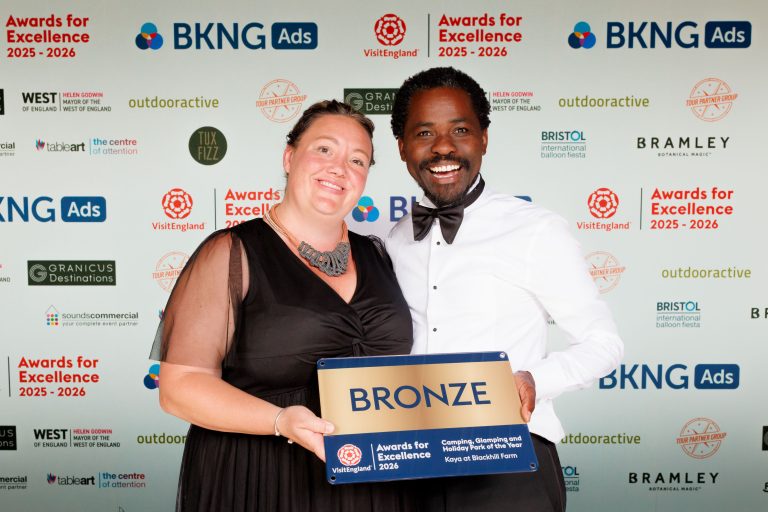 National Recognition for Kaya Glamping at VisitEngland Awards