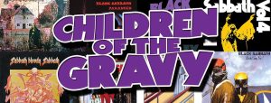 Promotional artwork for the Children of the Gravy Black Sabbath tribute at The Foundry, Brecon
