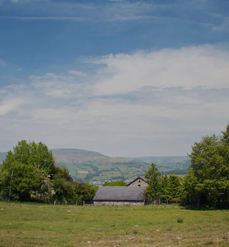 Rural cottage with mountain views near Crickhowell