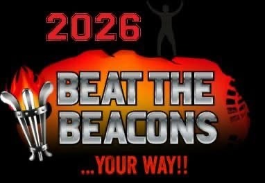Beat the Beacons 2026 event poster supporting Brecon Mountain Rescue Team